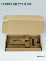 подставка для смартфона, дуб темный