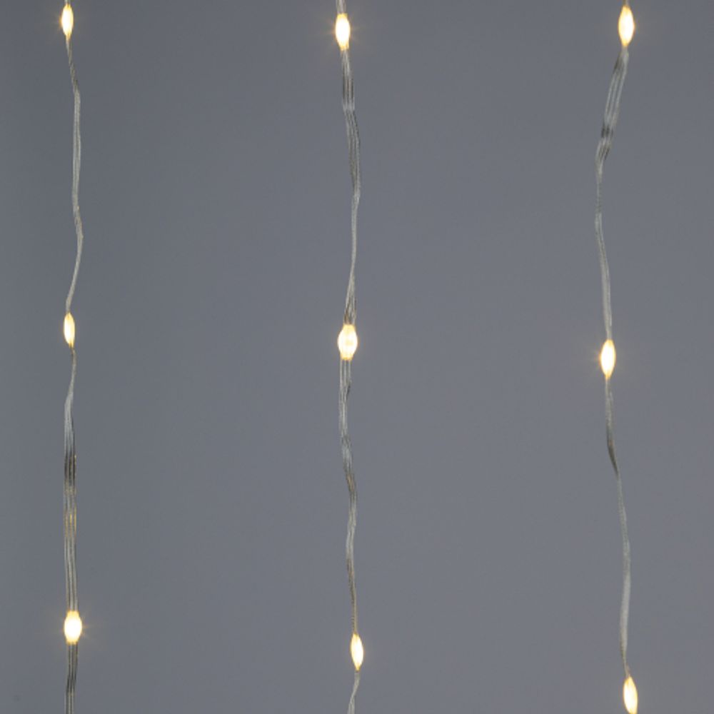 Светодиодная новогодняя гирлянда ЭРА ENIN-300WL гирлянда занавес водопад теплый белый 3*2,8 м 280 LED IP20 | Гирлянды