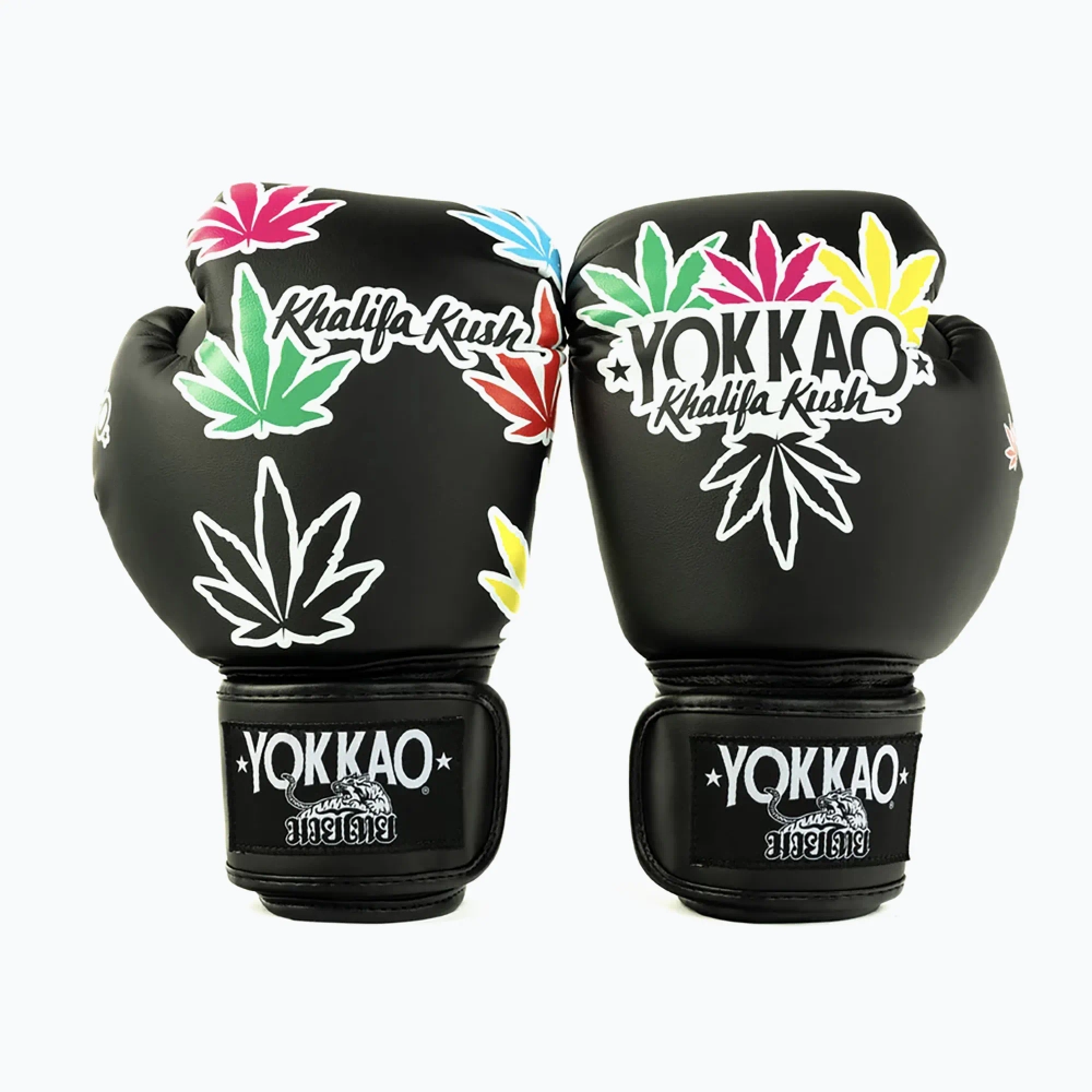 Боксёрские перчатки YOKKAO Khalifa Kush Boxing black