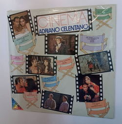 Винтажная виниловая пластинка LP Adriano Celentano Cinema (Italy 1982) (Sealed)