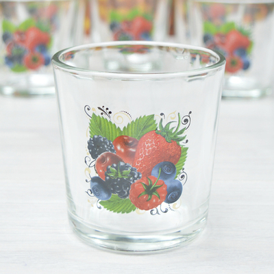 Набор стаканов 6шт 250мл "Ягодный фреш"