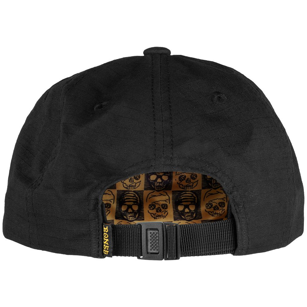 Кепка BONES HAT 6 PANEL (BLACK & GOLD BLK)