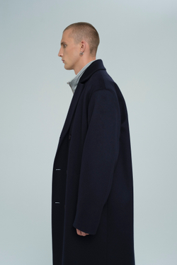 Пальто из шерсти и кашемира | blue