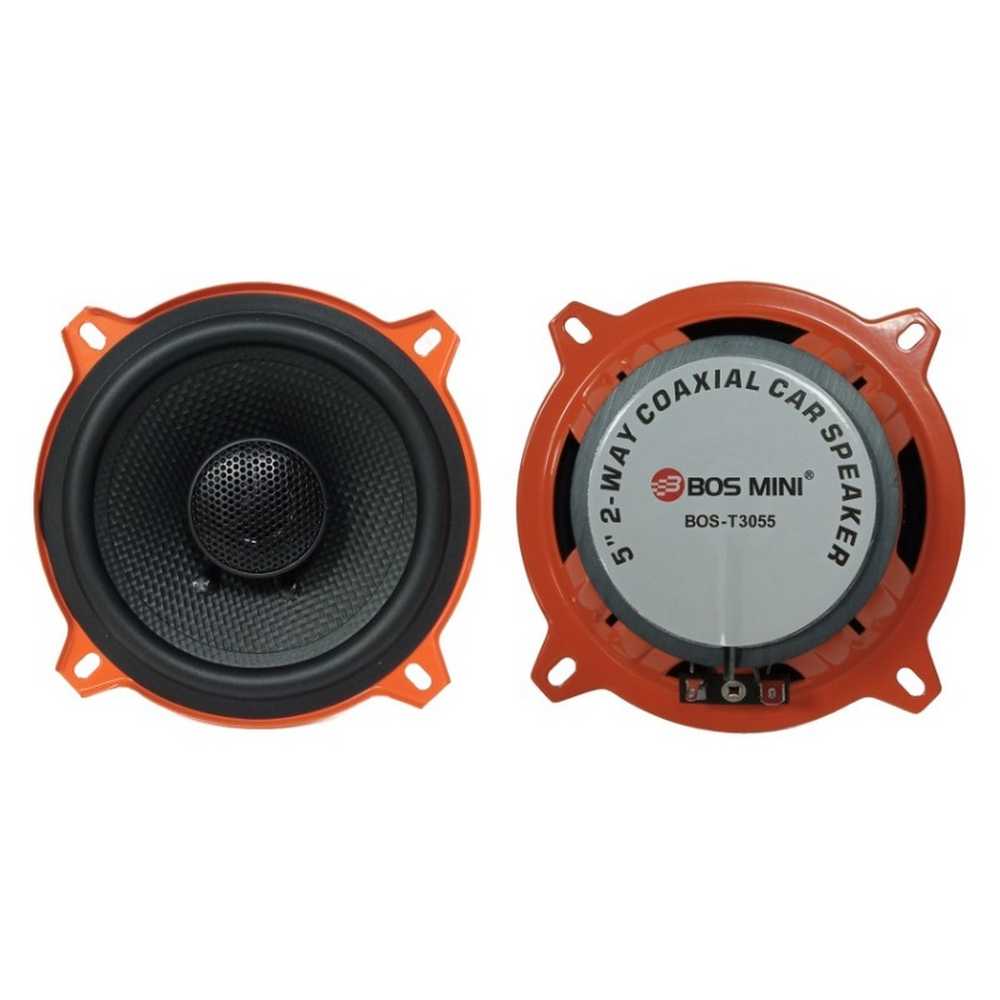 Автоколонки 13см. 5" 2-Way Coaxial "Комплект2шт" Bos-Mini BOS-T3055