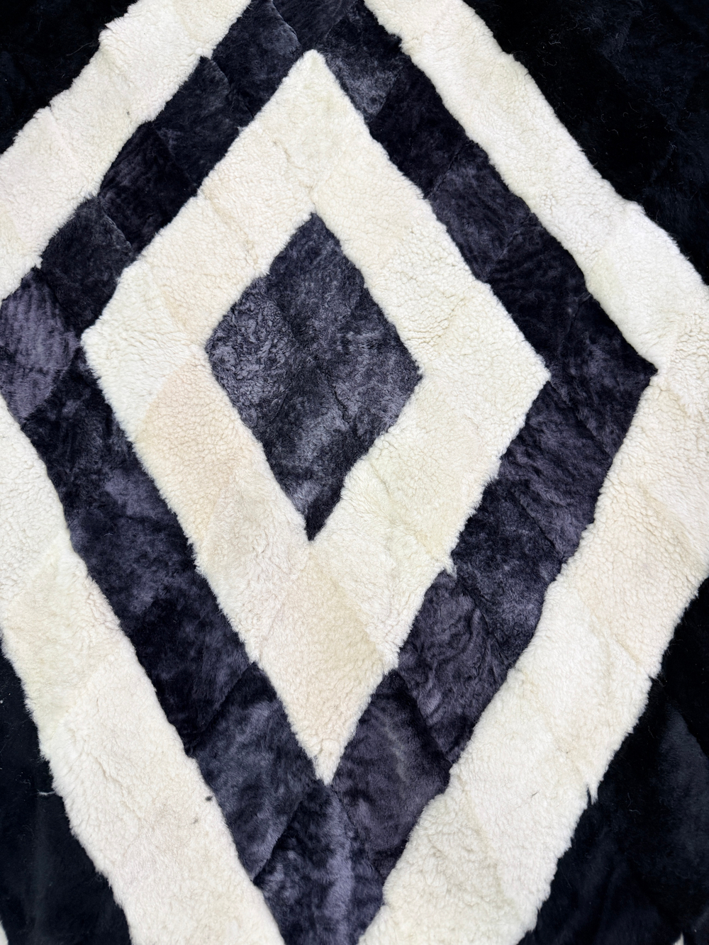 Покрывало меховое ковер из шкуры овчины