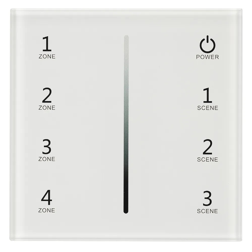 Панель Sens SMART-P29-DIM White (230V, 4 зоны, 2.4G) (Arlight, IP20 Пластик, 5 лет) 027103