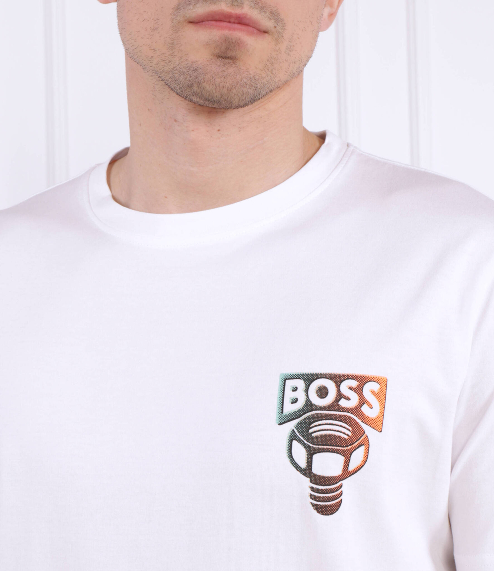 Футболка TeeUniverse BOSS ORANGE - белый(50491723)