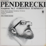Krzysztof Penderecki / Symphony No. 2 "Christmas Symphony" (LP)