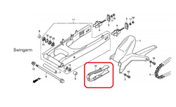 52170-KYJ-900. SLIDER, CHAIN