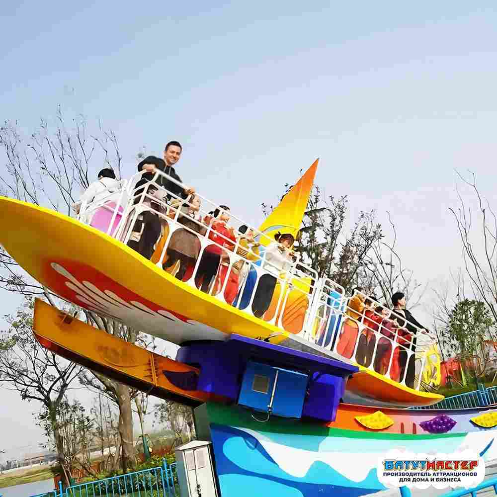 Летающая машина «По волнам», 20 мест, 18×7×3,7 м