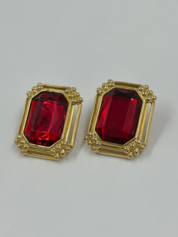 Клипсы с красными вставками