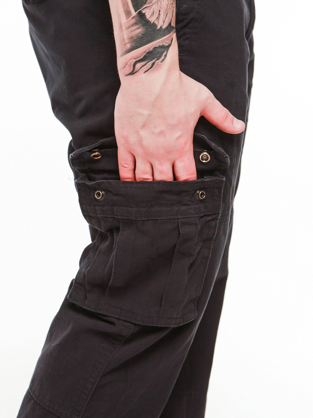 Мужские брюки с ремнем Abercrombie & Fitch AB168 Темно-синие