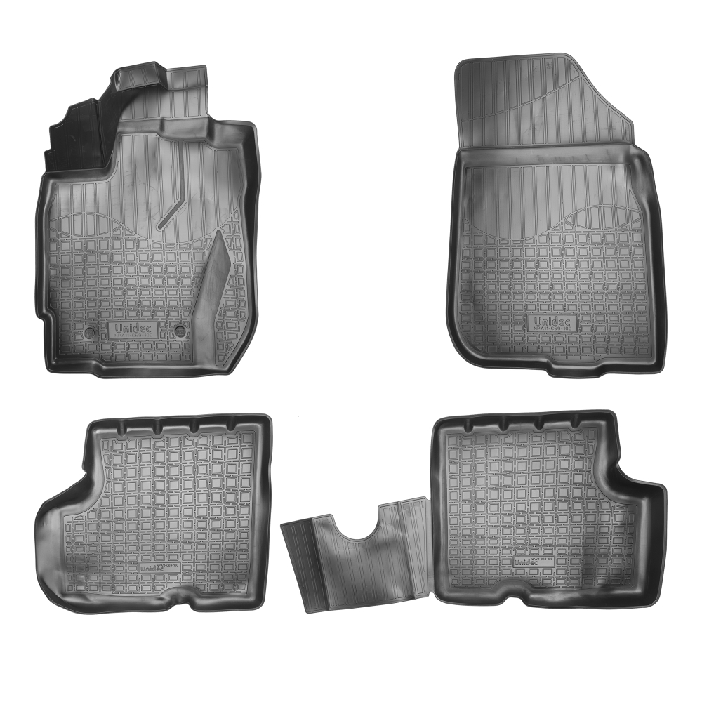 Ковры в салон Norplast/Unidec для Renault Duster (2015-)Полиуретан,Черный, арт.NPA11-C69-100