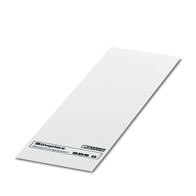 0828489 - SBS 6 CUS - Маркировочный лист