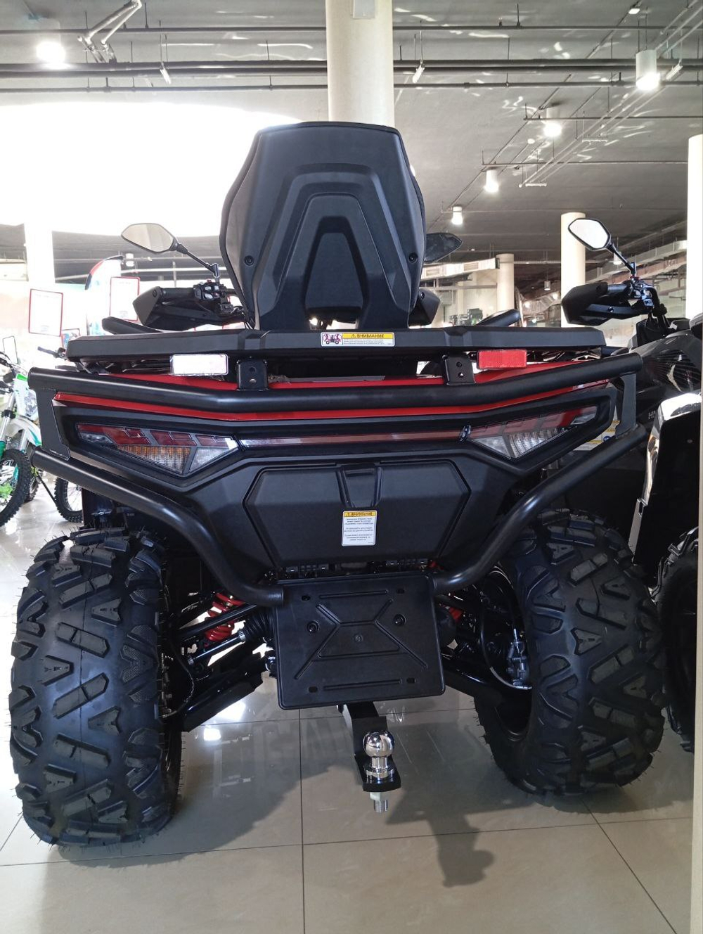 Квадроцикл HND QRX 650 PRO красный