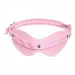 Маска на глаза из искусственной кожи (розовая) (Цвет: розовый)