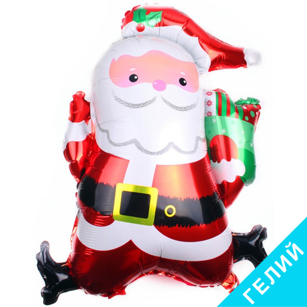 Фигура Санта с подарками, с гелием #15217-HF3