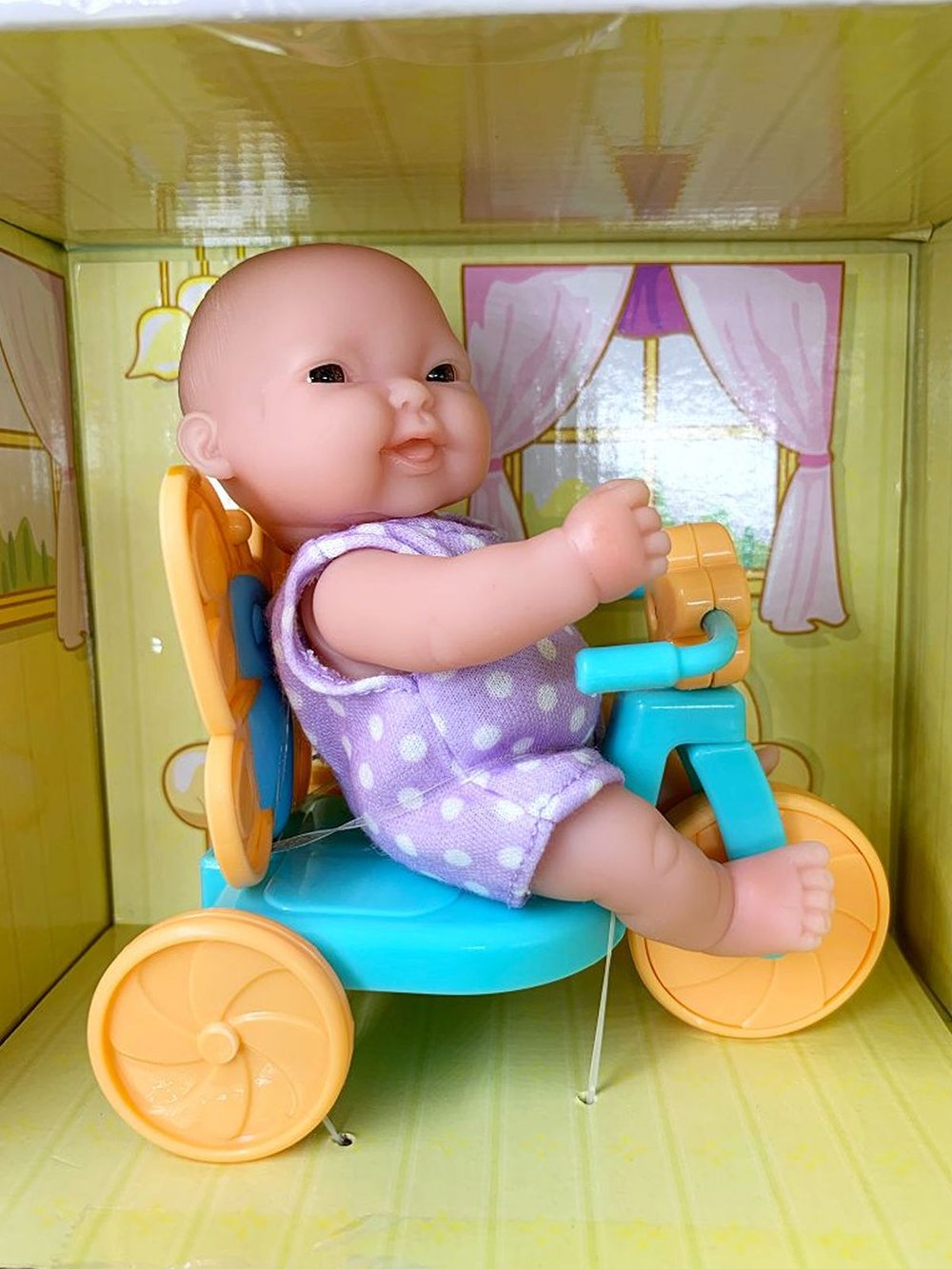 Кукольный домик в комплекте 3 пупса + аксессуаров (16755)