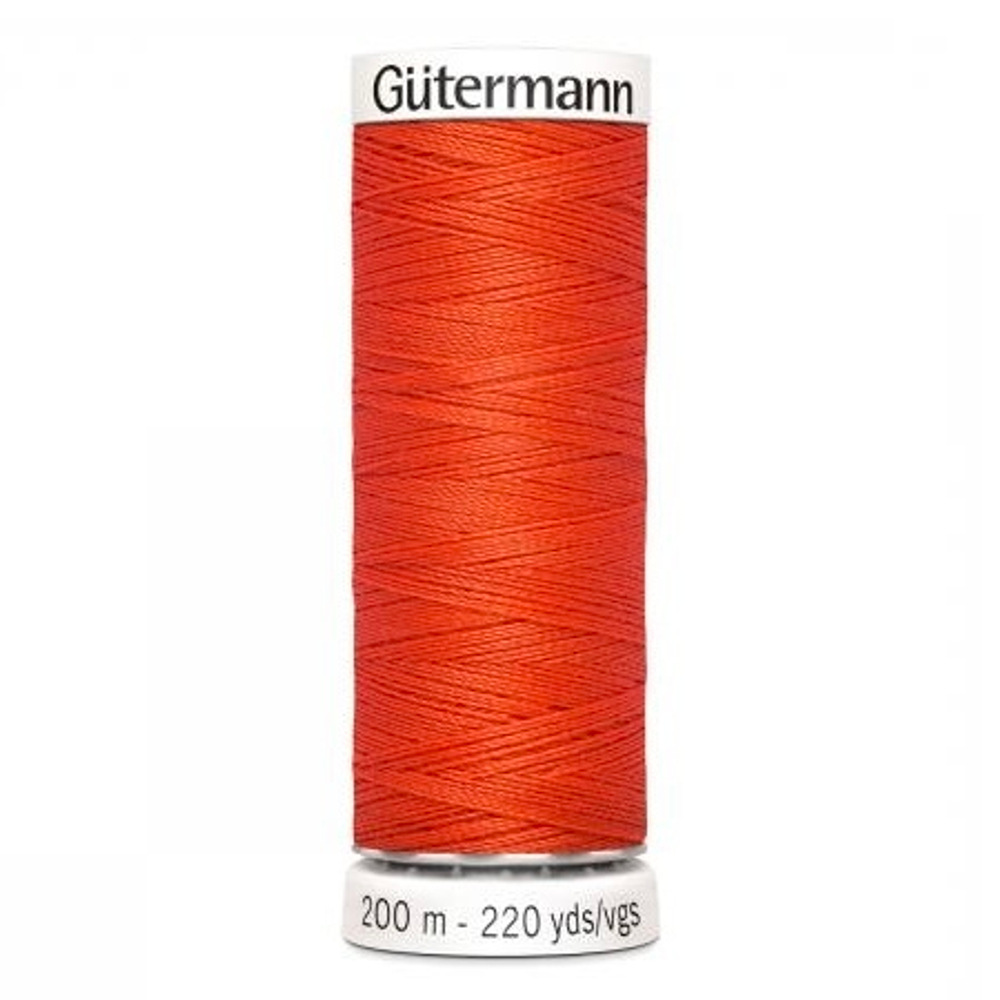 Нить Sew-All 200 м, Gutermann, 155 яркий апельсин
