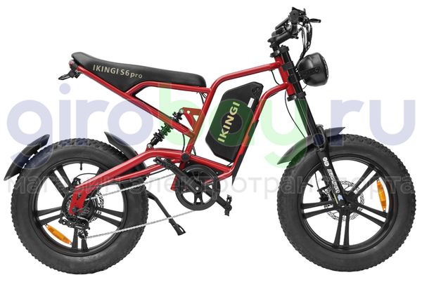 Электровелосипед IKINGI S6 PRO (60V/23Ah) - Красный