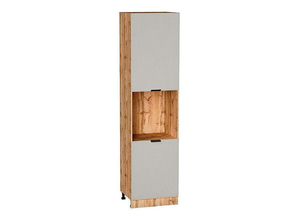 Шкаф пенал с 2-мя дверцами под технику Евро Лайн