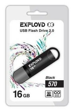 Флеш-накопитель USB  16GB  Exployd  570
