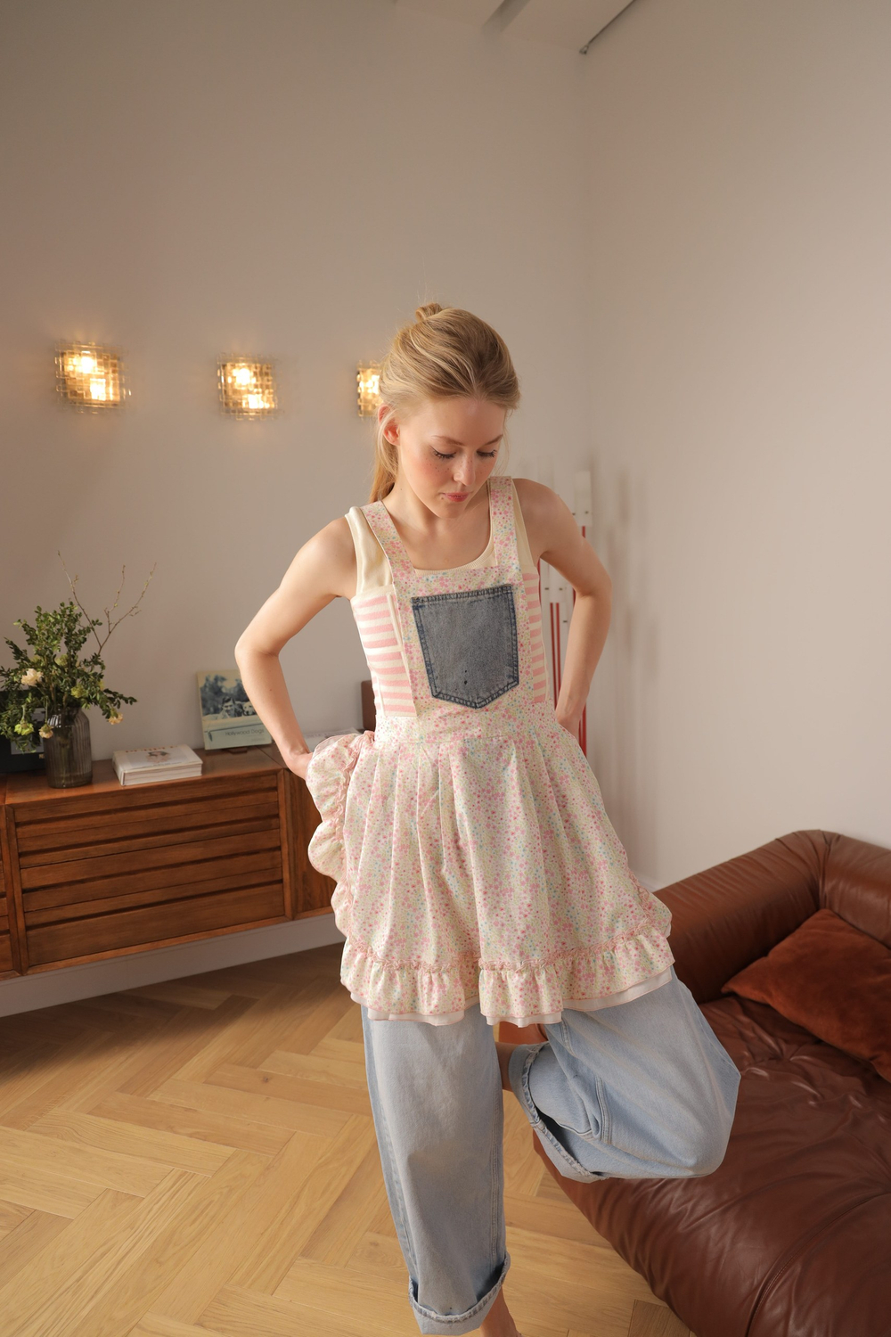 Фартук с карманом