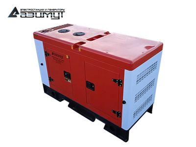 Дизельный генератор Азимут АД-10С-230-1РКM5 Quanchai однофазный в кожухе