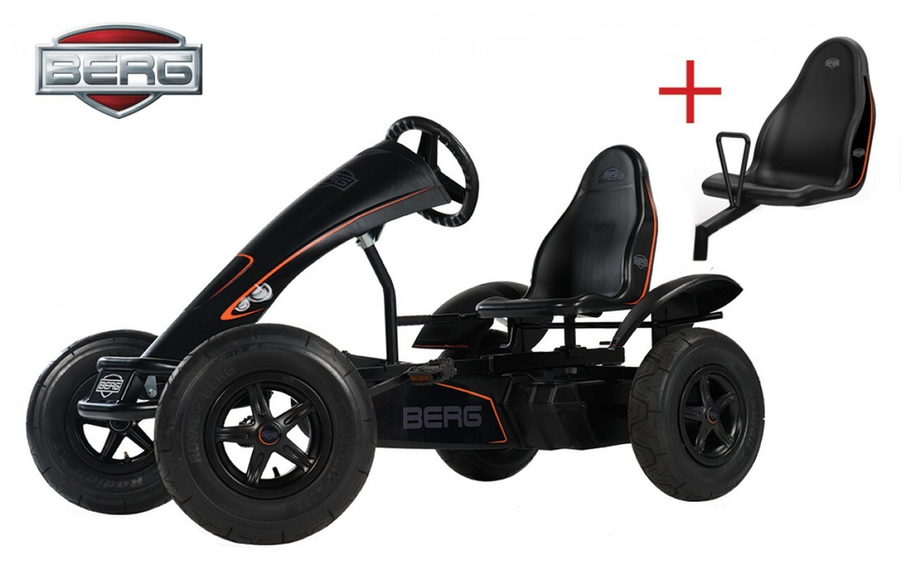 Веломобиль BERG Black Edition E-BFR