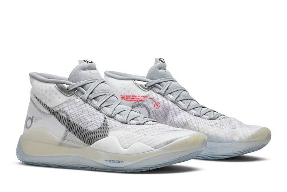 Кроссовки Nike Kd 12 Zoom White Wolf Grey