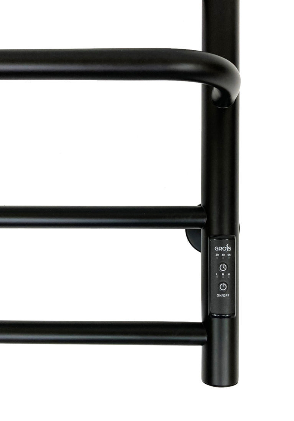 Полотенцесушитель электр. Gamma GR-136 400x600 П6 black mat R