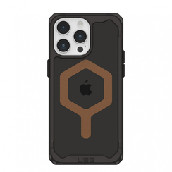 Чехол UAG Plyo для iPhone 15 Pro Max черный/бронза (Black/Bronze) (114305114085)