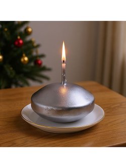 Набор свечей восковых Серебро (00-7085)