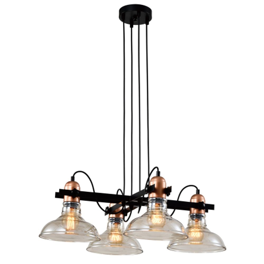 Люстра Rivoli Leila 4093-304 4 х Е27 40 Вт дизайн | Rivoli