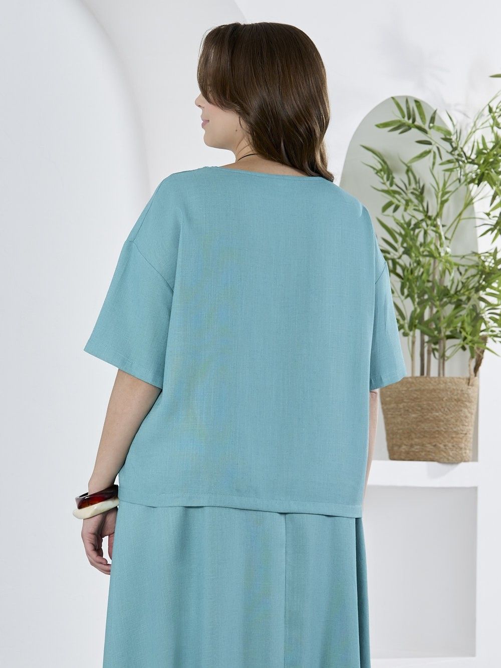 Блузка Камео-4 Виотекс БИРЮЗОВЫЙ