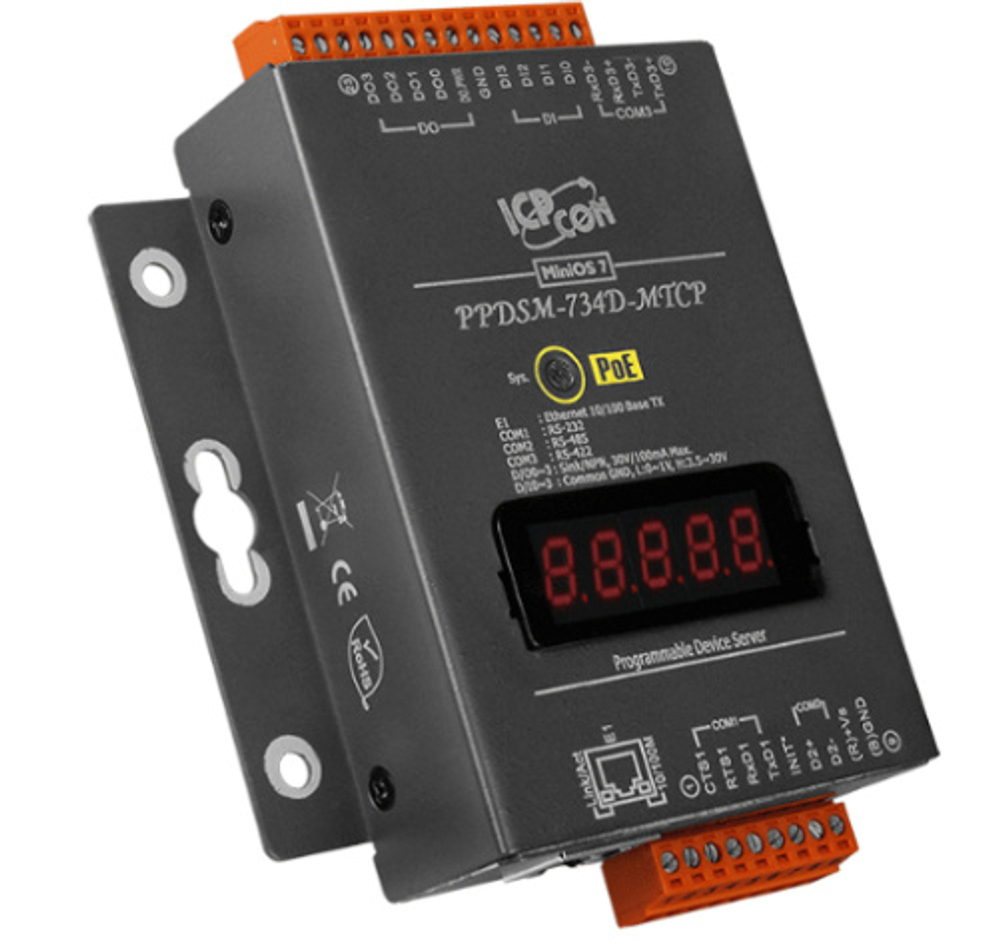 Преобразователь ICP DAS PPDSM-734D-MTCP CR