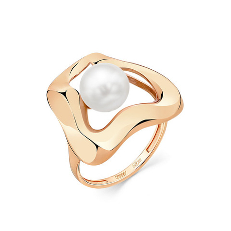 Кольцо из золота 585 пробы с Жемчугом