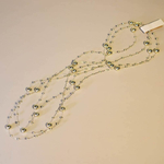 Бусы на елку "Роса" 2м, цвет золото