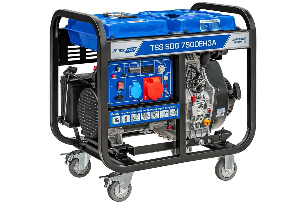Дизель генератор TSS SDG 7500EH3A 200027