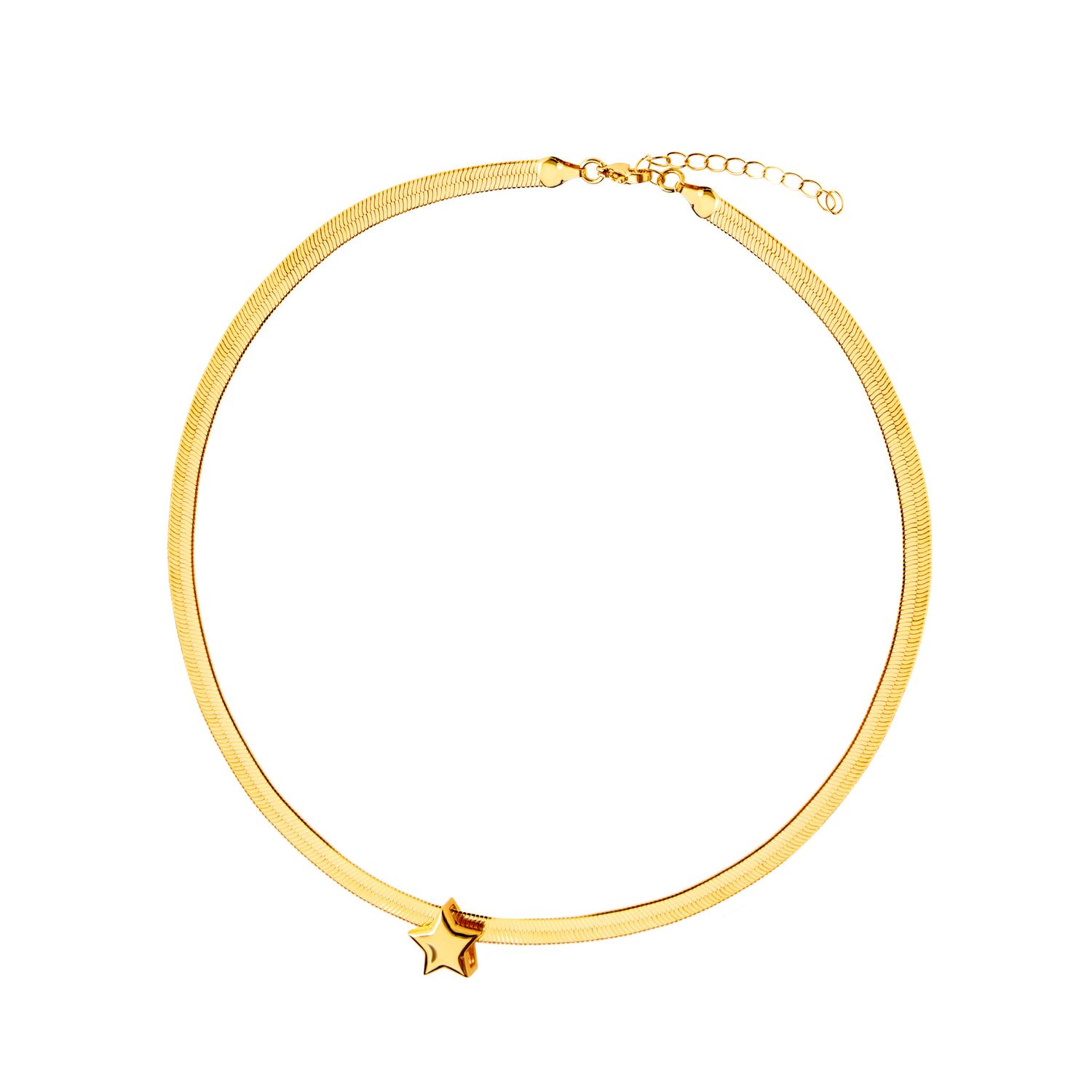 Колье Overflowing Star Necklace - Gold