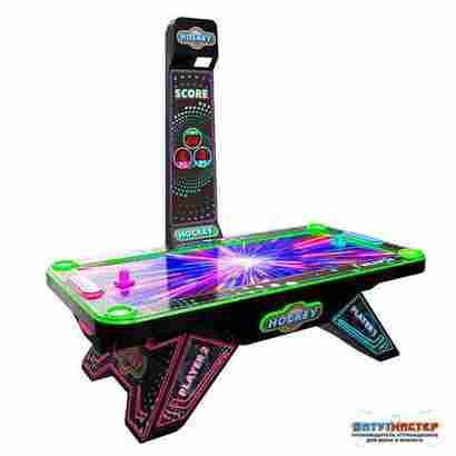 Интерактивный игровой аэрохоккей «Галактика» с проектором, 212×110×216 см