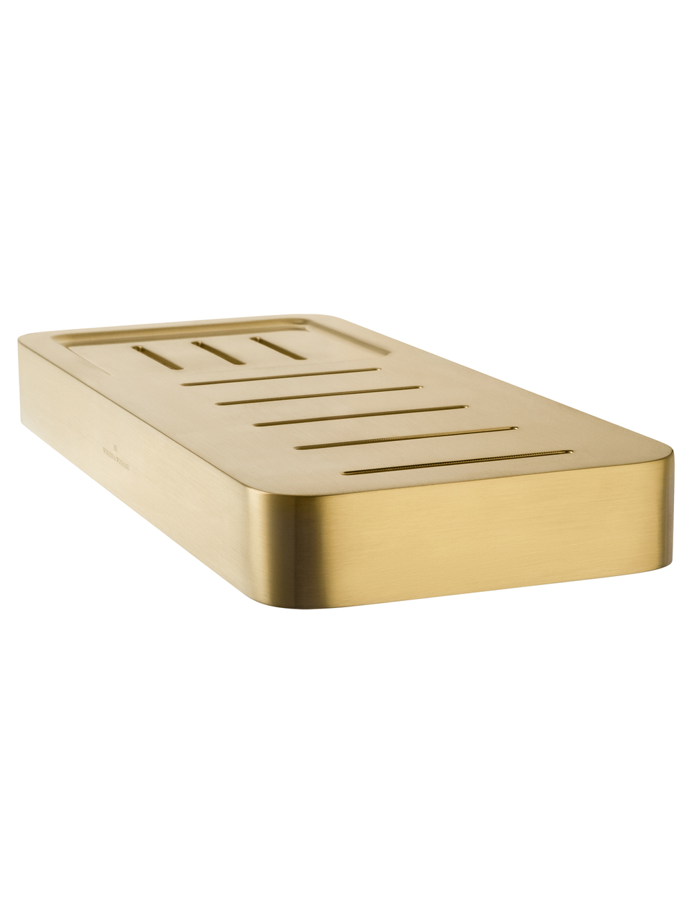 Мыльница с держателем WONZON & WOGHAND LOTTE, Брашированное золото (WW-8332-BG)