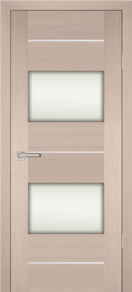 Дверь PS-21 / Цвет Капучино Мелинга / белый сатинат / Двери PROFILO PORTE