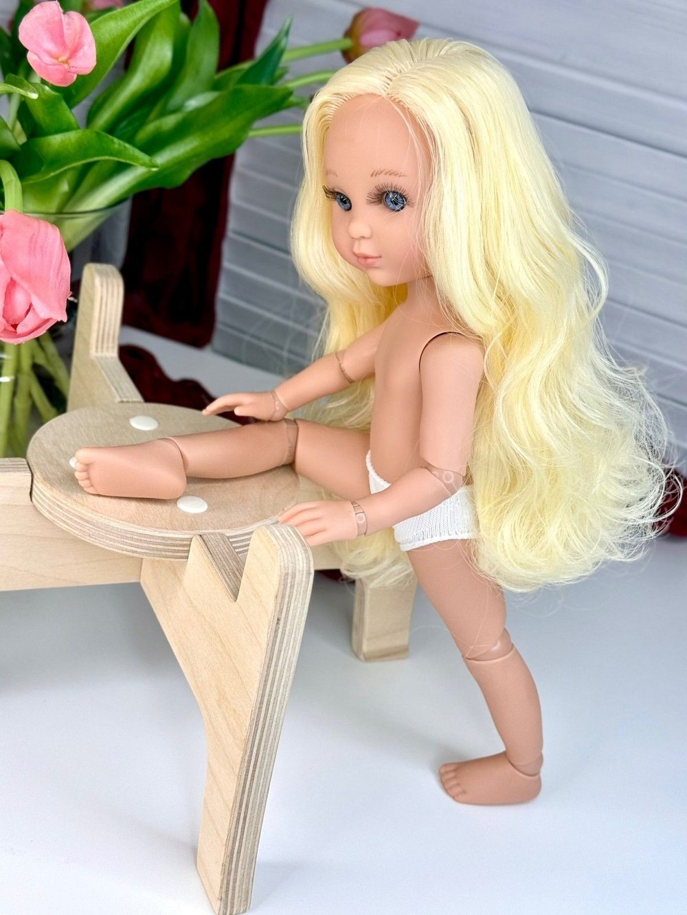 Кукла BERJUAN виниловая шарнирная 35см Ева (4820A2)