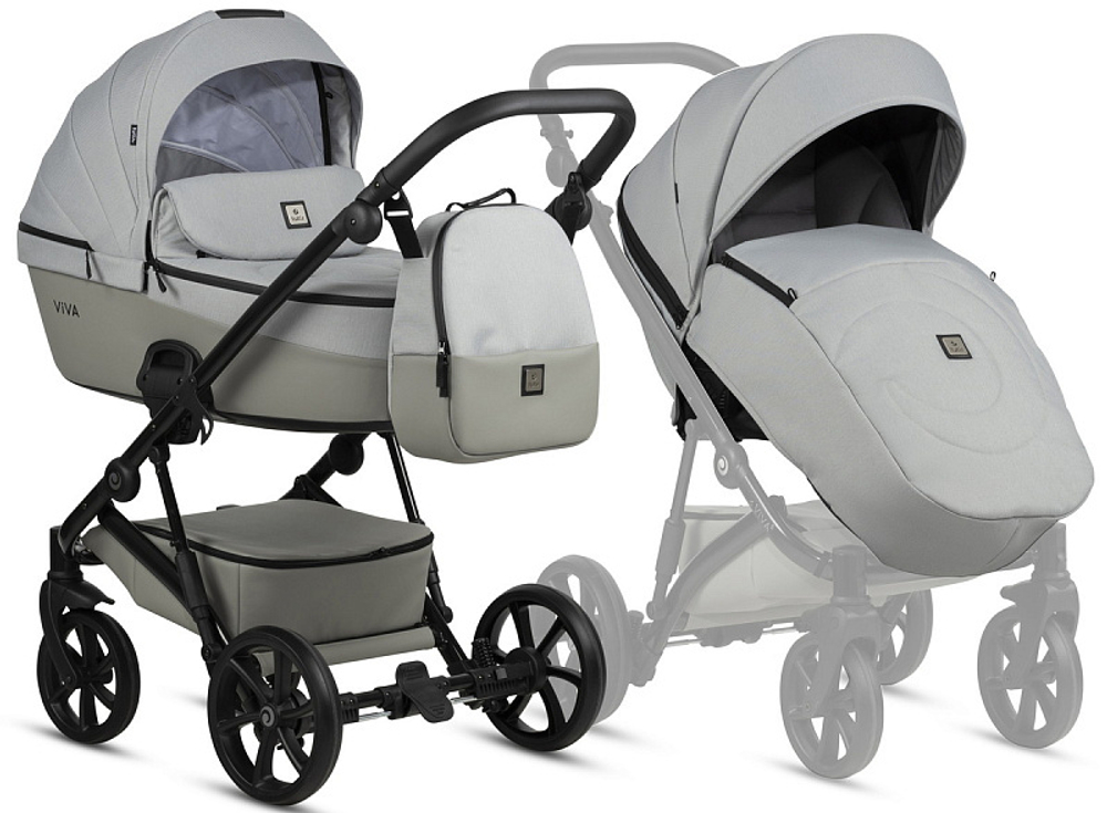 Детская коляска Tutis Viva 5 Plus Essential 2024 3 в 1 1452058 Crystal