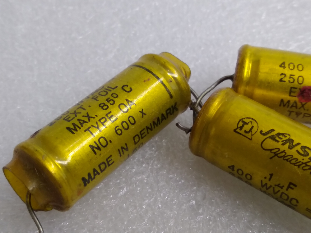 Конденсаторы Jensen на радиобарахолке