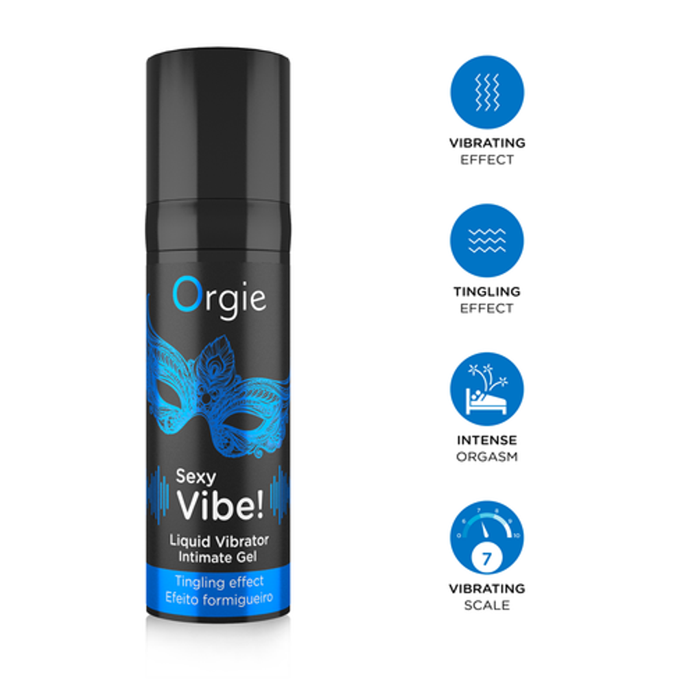 Жидкий вибратор Orgie Sexy Vibe Liquid Vibrator с эффектом вибрации, 15 мл