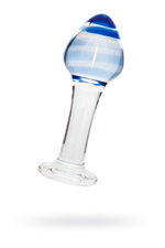 Анальная втулка стеклянная (Цвет: прозрачный)