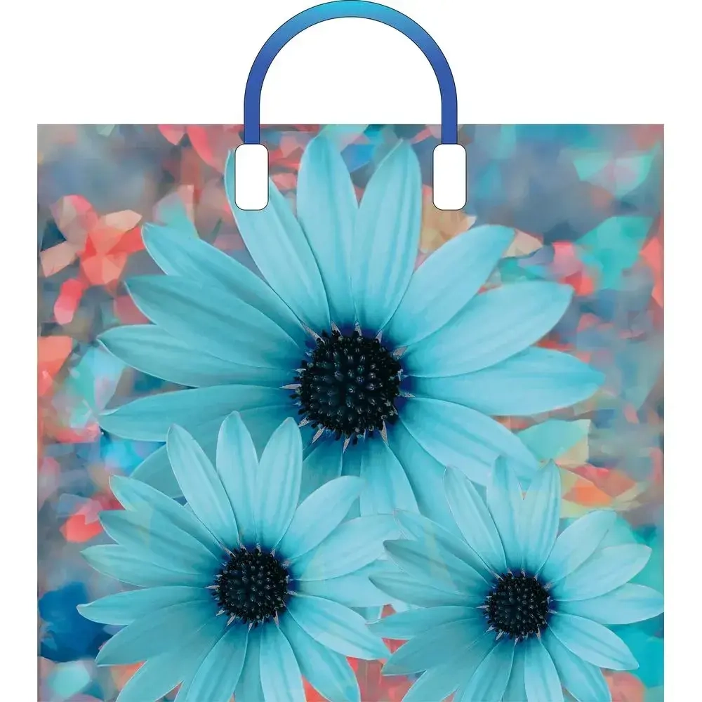 Пакет ПЭ с пластмассовыми ручками 38+3см Дарси Артпласт (х10) (комплект 10 шт)