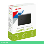 Внешний накопитель Toshiba Canvio Basics 2 TB 2,5'' USB 3.2 черный (HDTB520EK3AA)